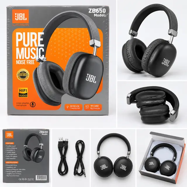 JBL ZB650 Wireless Headphone 🎧
