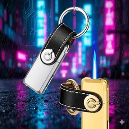 Luxury Metal Keychain Gas Lighter L0613